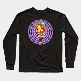 Bunny Hurricane Derby Girl Long Sleeve T-Shirt